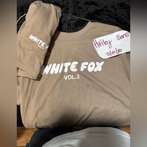 White Fox Tan T-Shirt and Shorts Set